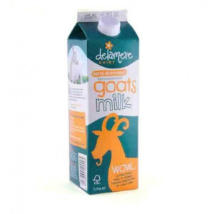 One litre of Delamere goats milk