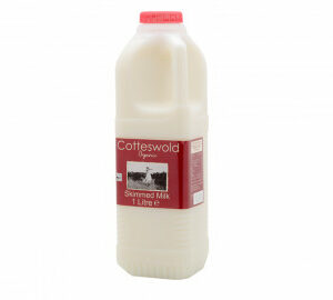 Organic Semi-Skimmed milk in one litre bottle