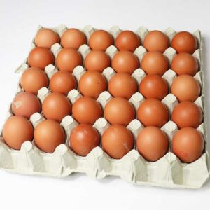 A tray of 30 eggs