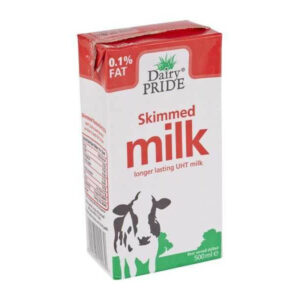 500ml of Dairy Pride Skimmed milk