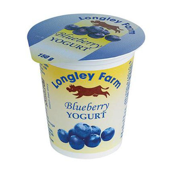 Longley Farm blueberry yogurt