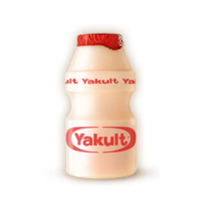 Small plastic bottle of Yakult