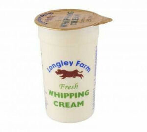 Longley Farm tub of whipping cream