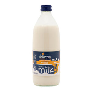 500ml of Delamere sterilised whole milk