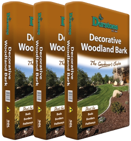 Three pack of Decorative Woodland Bark bags